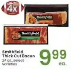 Albertsons Smithfield Thick Cut Bacon offer