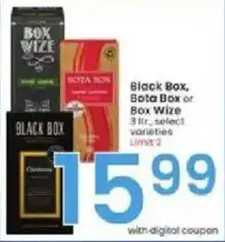 Albertsons Black Box and Bota Box or Box Wize offer