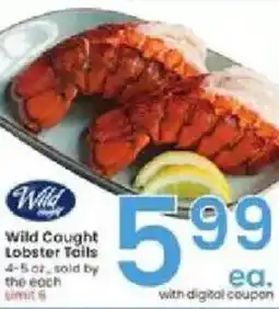 Albertsons Wild Caught Lobster Tails offer