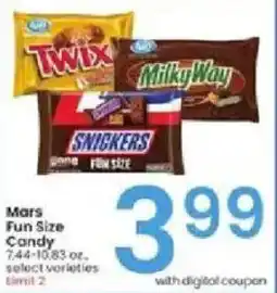 Albertsons Mars Fun Size Candy offer
