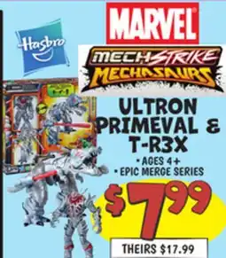 Ollie's ULTRON PRIMEVAL & T-R3X offer