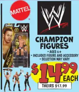 Ollie's CHAMPION FIGURES offer