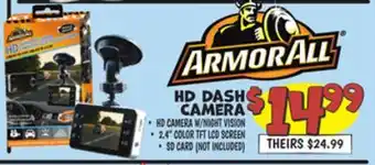 Ollie's ARMOR ALL HD Dash Camera offer