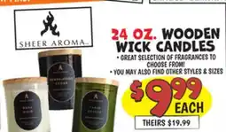 Ollie's WOODEN WICK CANDLES offer