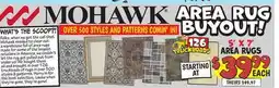 Ollie's MOHAWK 5' X 7' AREA RUGS offer
