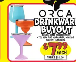 Ollie's ORCA DRINKWARE offer