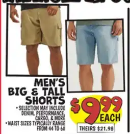 Ollie's MEN'S BIG & TALL SHORTS offer