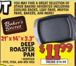 Ollie's 21 X 14 X 3.3 DEEP ROASTER PAN offer