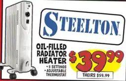 Ollie's STEELTON OIL-FILLED RADIATOR HEATER offer