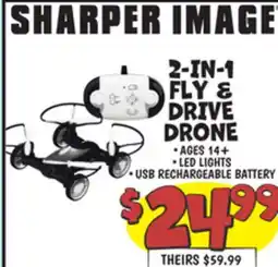 Ollie's 2-IN-1 FLY & DRIVE DRONE offer