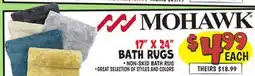 Ollie's BATH RUGS offer