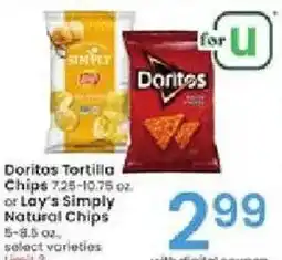 Albertsons Doritos Tortilla Chips offer