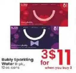 Albertsons Bubly Sparkling Water offer