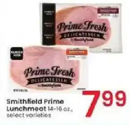 Albertsons Smithfield Prime Lunchmeat offer