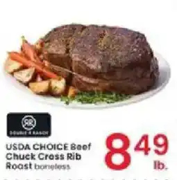 Albertsons Usda choice beef chuck cross rib offer