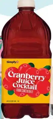 Grocery Outlet SimplyGO Cranberry Juice offer