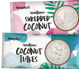 Grocery Outlet SimplyGO Sweetened Coconut, Shredded or Flakes offer
