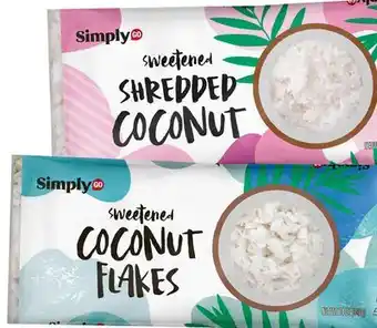 Grocery Outlet SimplyGO Sweetened Coconut, Shredded or Flakes offer