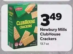 Save a Lot Newbury Mills ClubHouse Crackers offer