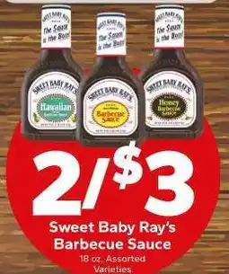 Save a Lot Sweet Baby Ray's Barbecue Sauce offer