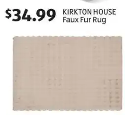Aldi KIRKTON HOUSE Faux Fur Rug offer