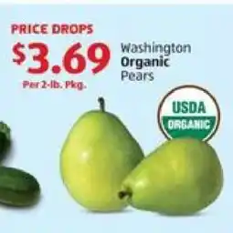 Aldi Washington Organic Pears offer