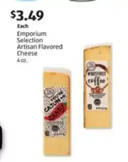Aldi Emporium Selection Artisan Flavored Cheese offer