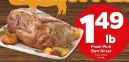 Save a Lot Fresh Pork Butt Roast offer