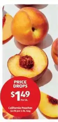 Aldi California Peaches offer