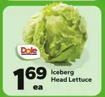 Save a Lot Dole Iceberg Head Lettuce offer