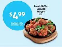 Aldi Fresh 100% Ground Wagyu offer