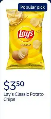 Walmart Lay's Classic Potato Chips offer