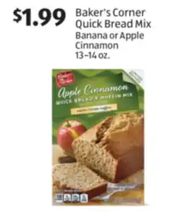 Aldi Baker's Corner Quick Bread Mix offer