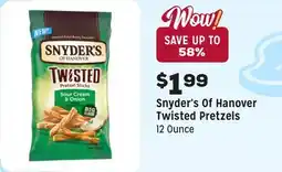Grocery Outlet Twisted Pretzels offer