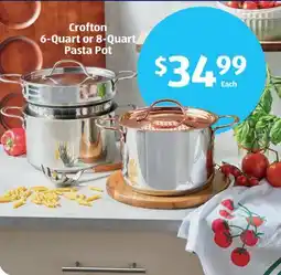 Aldi Crofton 6-Quart or 8-Quart Pasta Pot offer