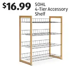 Aldi SOHL 4-Tier Accessory Shelf offer