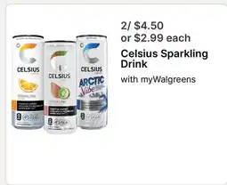 Walgreens Celsius Sparkling Drink offer