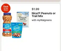Walgreens Nice! Peanuts or Trail Mix offer