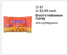 Walgreens Brach's Halloween Candy offer