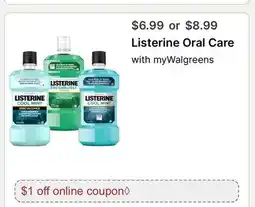 Walgreens Listerine Oral Care offer