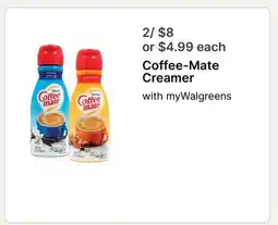 Walgreens Coffee-Mate Creamer offer