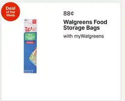 Walgreens Walgreens Food Storage Bags offer