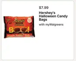 Walgreens Hershey's Halloween Candy Bags offer