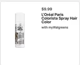 Walgreens L' Oréal Paris Colorista Spray Hair Color offer