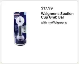 Walgreens Walgreens Suction Cup Grab Bar offer