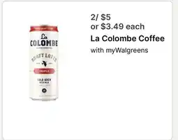 Walgreens La Colombe Coffee offer