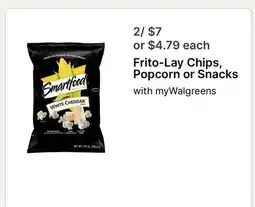 Walgreens Frito-Lay Chips, Popcorn or Snacks offer
