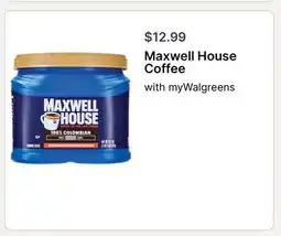 Walgreens Maxwell House Coffee offer