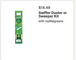 Walgreens Swiffer Duster or Sweeper Kit offer