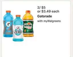 Walgreens Gatorade offer